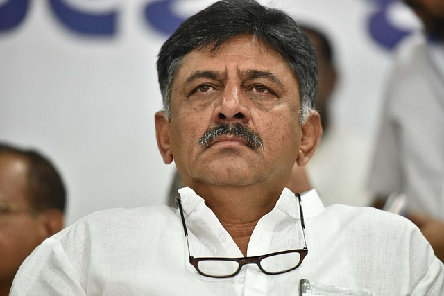 Congress leader D K Shivkumar. (Photo by Arijit Sen/Hindustan Times via Getty Images)