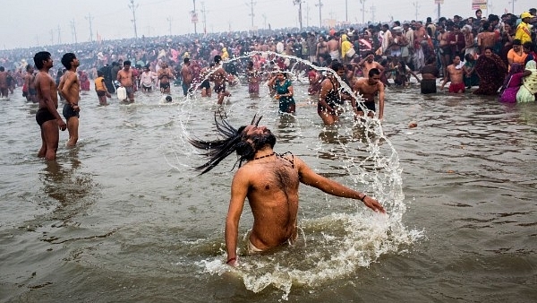 Hindu devotees gather for the Mahakumbh in Allahabad in 2013 (Daniel Berehulak/Getty Images)