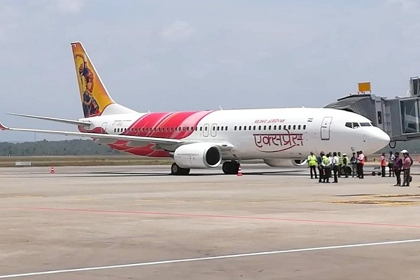 Air India plane at Kannur airport (@KeralaTourism/Twitter)