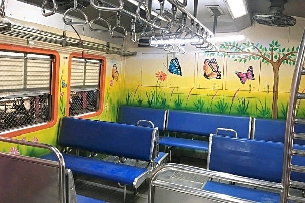 Mumbai Suburban Rail Goes Women-Friendly: Reserved Coaches Now Easier To Spot, Decorated Pleasantly 