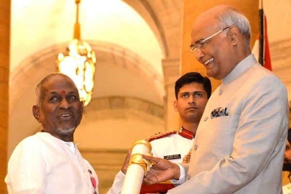 Music maestro Illayaraja with President Ram Nath Kovind (@rashtrapatibhvan/Twitter)