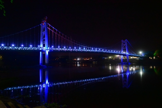 Bhopal Cable-stayed Bridge at Sair Sapata. (Mujeeb Faruqui/Hindustan Times via Getty Images)