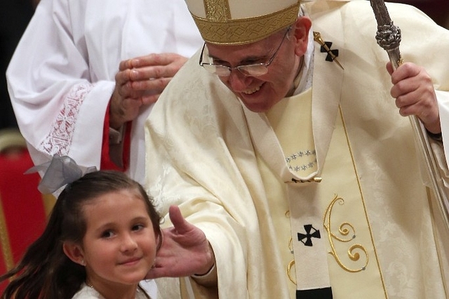 Pope Francis at the Vatican City. (Franco Origlia/Getty Images)