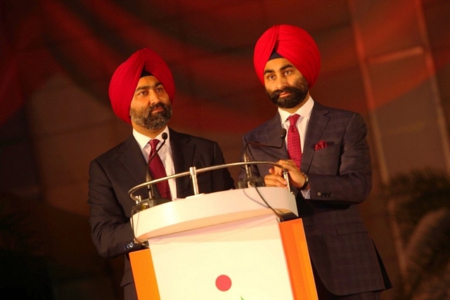 Malvinder and Shivinder Singh. (L-R) (Manoj Verma/Hindustan Times via Getty Images)