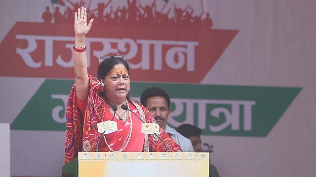 Rajasthan Chief Minister Vasundhara Raje. (Himanshu Vyas/Hindustan Times via Getty Images)