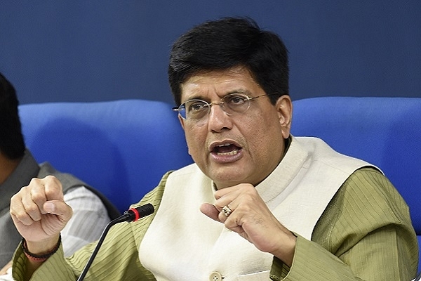 Railway Minister Piyush Goyal (Arvind Yadav/Hindustan Times via Getty Images)