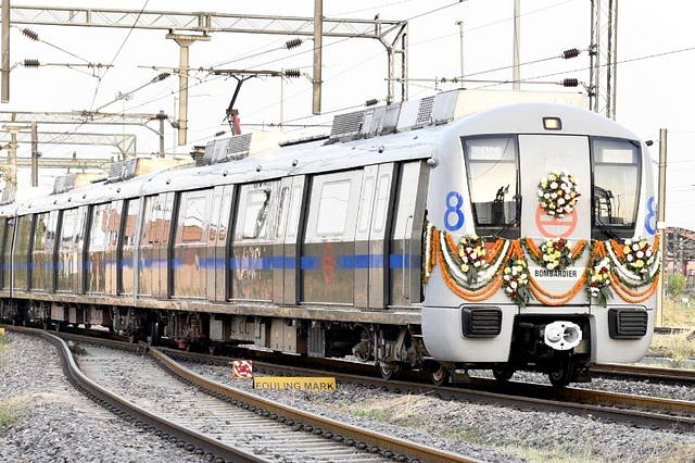 Delhi Metro (Mohd Zakir/Hindustan Times via Getty Images)