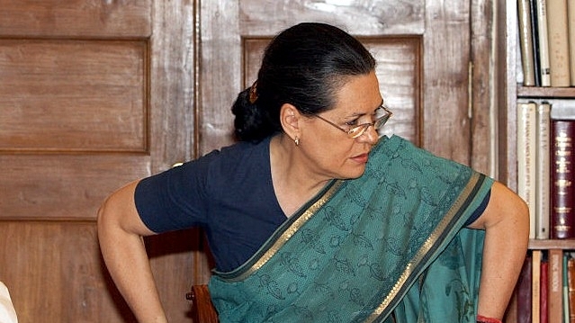 Former Congress President Sonia Gandhi. (Sunil Saxena/Hindustan Times via Getty Images)