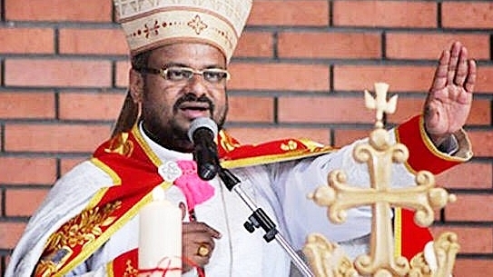 Rape accused bishop Franco Mulakkal (@apnnewsindia/Twitter)