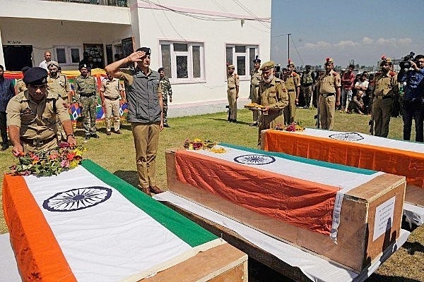 Police officers martyred by terrorists (Waseem Andrabi/Hindustan Times via Getty Images)