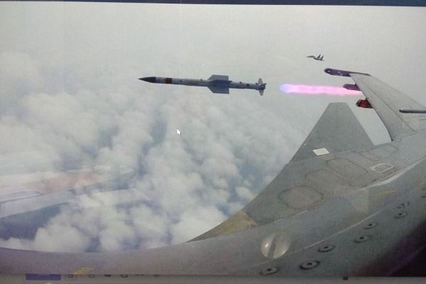 Beyond visual range air-to-air missile “Astra” (Defence Ministry/Twitter)