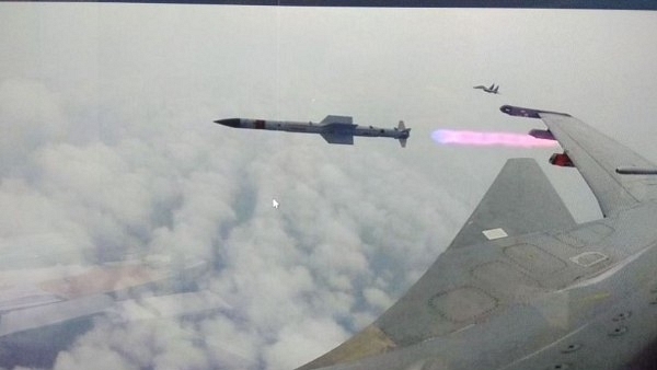 Beyond visual range air-to-air missile “Astra” (Defence Ministry/Twitter)