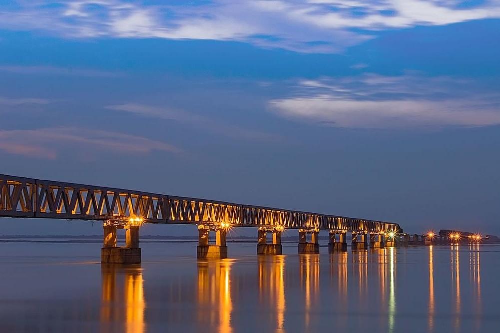Work On India’s Longest Rail-Road Bridge, Connecting Arunachal And Assam, Nears Completion 