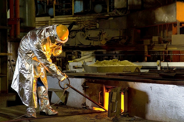 A steel plant in Korea. (Seong Joon Cho/Worldsteel via Getty Images)