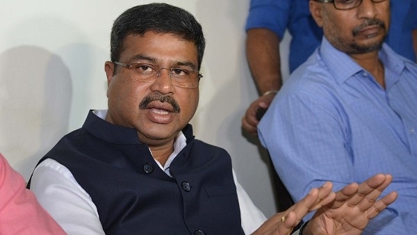 Union Minister for Petroleum and Natural Gas Dharmendra Pradhan expressed India’s&nbsp; concern over the prevailing trends over the crude oil price. (NARINDER NANU/AFP/Getty Images)