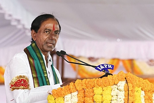 Telangana Chief Minister K Chandrashekhar Rao (KCR) (pic via Twitter)