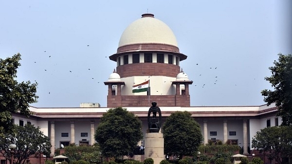 A view of Supreme Court building in New Delhi. (Sonu Mehta/Hindustan Times via Getty Images)