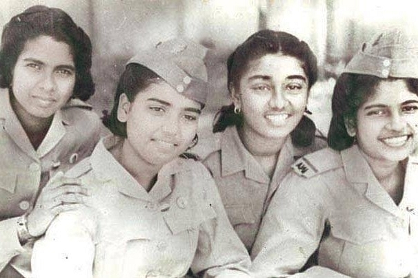 Officers of the Rani of Jhansi Regiment.