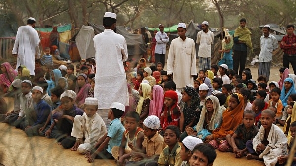 A Rohingya Muslim camp in New Delhi (Representative Image) (Jasjeet Plaha/Hindustan Times via Getty Images)