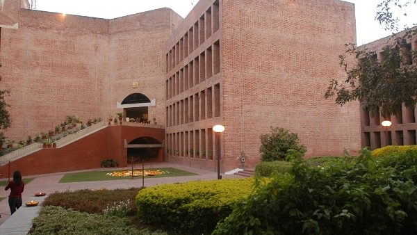 Ariel view of Indian Institute of Management (IIM) Ahmedabad building in Gujarat. (Shailesh Raval/The India Today Group/Getty Images)