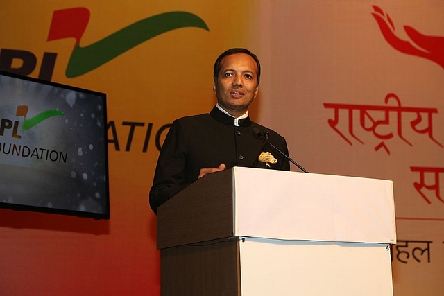  Industrialist Naveen Jindal in New Delhi. (Prabhas Roy/Hindustan Times via Getty Images)