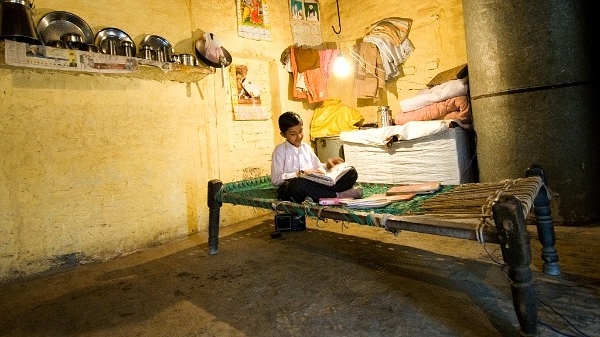 A child studying under lights. (Representative image) (Priyanka Parashar/Mint via Getty Images)