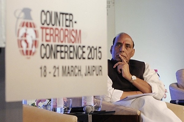 Union Home Minister Rajnath Singh&nbsp; (Photo By Sonu Mehta/Hindustan Times via Getty Images)