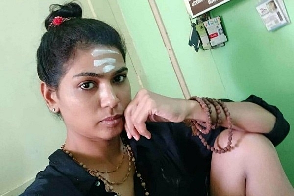 Activist Rehana Fathima dressed up as Sabarimala devotee (Pic: Facebook)