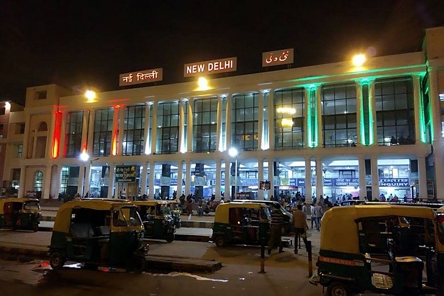 The New Delhi Metro Station.(picture via Facebook)