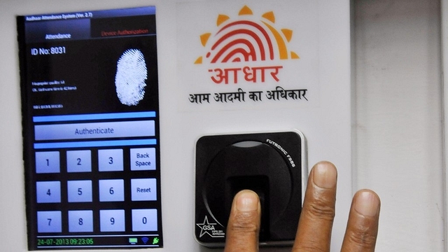 Aadhaar based biometric identity system. (Vipin Kumar/Hindustan Times via Getty Images)