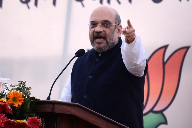 BJP National President Amit Shah (Photo by Deepak Sansta/Hindustan Times via Getty Images)