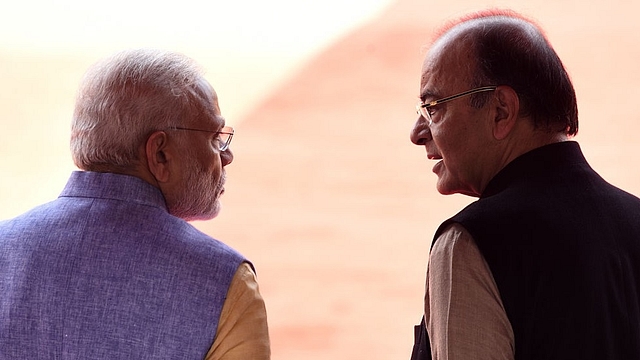 Narendra Modi and Arun Jaitley (Sonu Mehta/Hindustan Times via Getty Images)