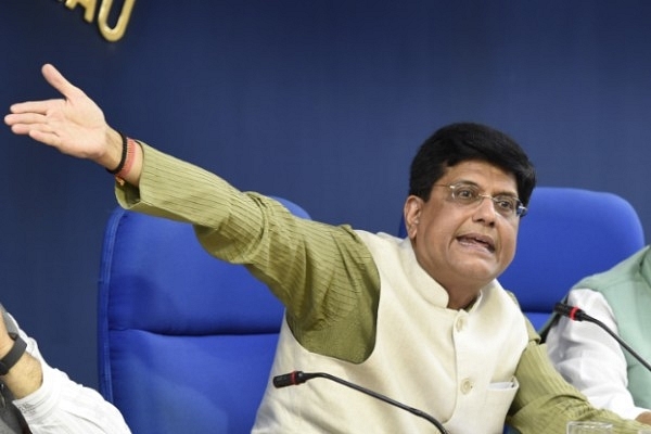 Union railway minister Piyush Goyal (Arvind Yadav/Hindustan Times via Getty Images)