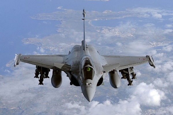  
A French Rafale 
fighter jet from the Istres military airbase (GERARD JULIEN/AFP/Getty Images)

