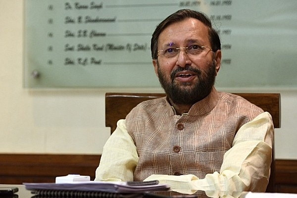 Union Environment Minister Prakash Javadekar (Photo by Mohd Zakir/Hindustan Times via Getty Images)