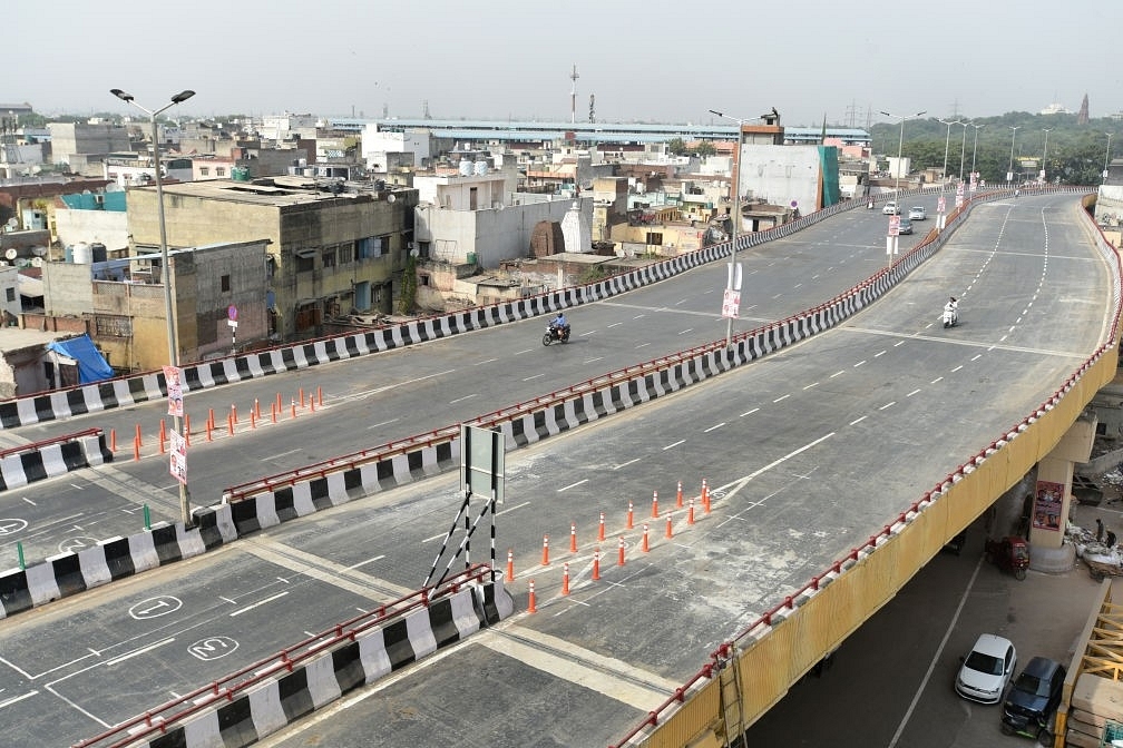 The Rani Jhansi flyover in New Delhi. (Sushil Kumar/Hindustan Times via Getty Images)