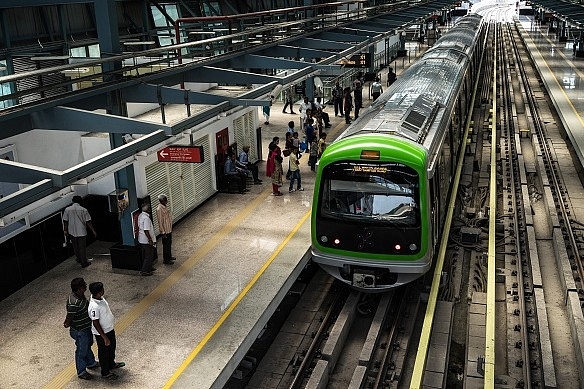 The French Multinational Rail Transport company’s largest third-rail electrification contract in India, the company said.(Sanjit Das/Bloomberg via Getty Images)