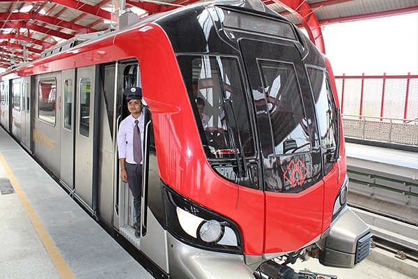 The Lucknow Metro. (image via Lucknow Metro Rail Corporation)