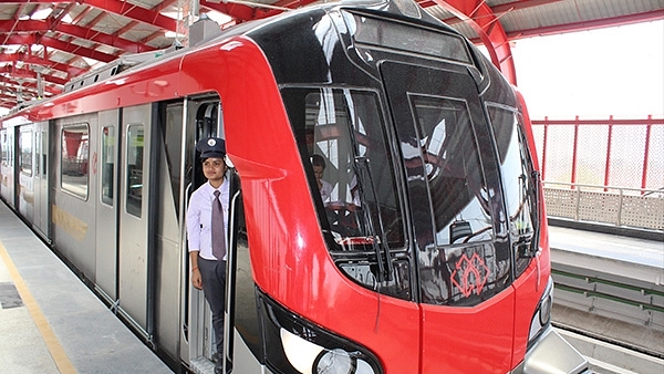 The Lucknow Metro. (image via Lucknow Metro Rail Corporation)