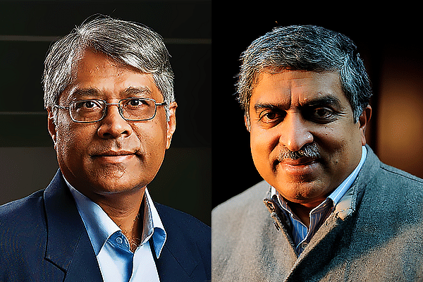 R Jagannathan and Nandan Nilekani.