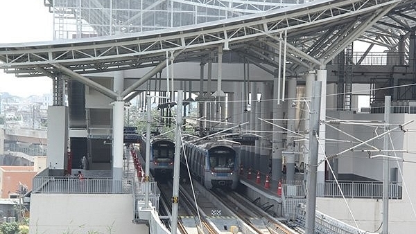 MGBS interchange metro station at Hyderabad, Telangana. (Image courtesy:-  twitter.com/hmrgov)