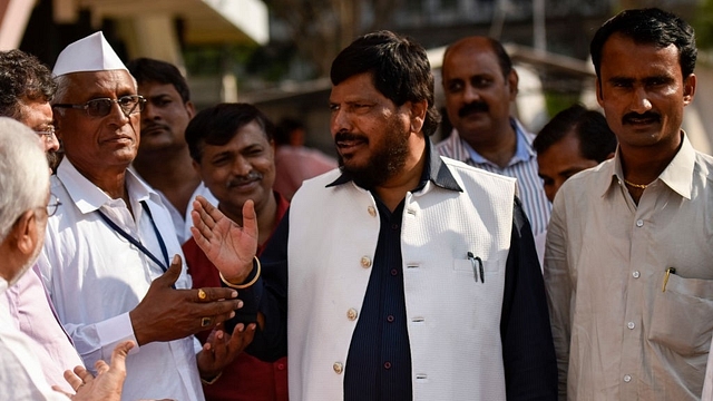 Union Minister of State for Social Justice and RPI (A) president Ramdas Athawale (Kunal Patil/Hindustan Times via Getty Images)