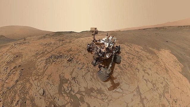 A selfie take by NASA’s Mars rover. (NASA/JPL-Caltech/MSSS via Getty Images)