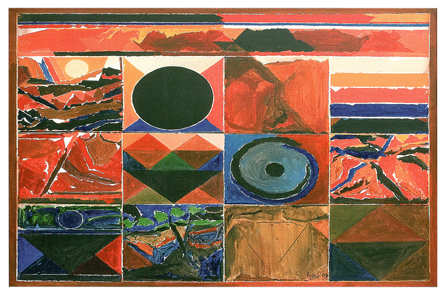 In his own spiritual journey that stands unparalleled in colour and depiction,Sayed Haider Raza has offered his tribute to the bindu 