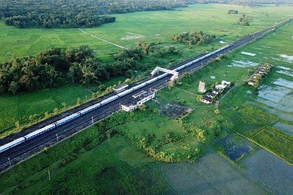 A snapshot of train passing through North-Earth frontier railway (@RailNF/Twitter)