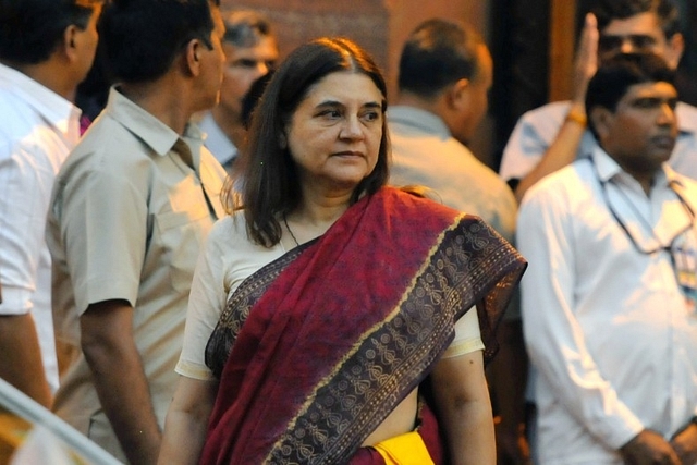 Union Minister for Women and Child Development , Maneka Gandhi (Mohd Zakir/Hindustan Times via Getty Images)