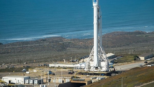 The SpaceX Falcon 9 rocket at Vandenberg Air Force Base Space Launch (Bill Ingalls/NASA/GettyImages)