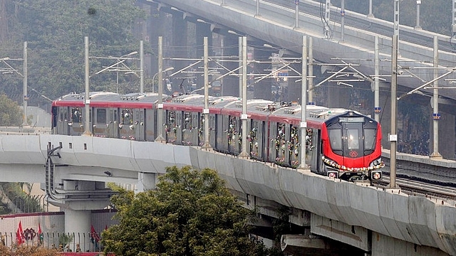 The Lucknow Metro (Deepak Gupta/Hindustan Times via Getty Images)