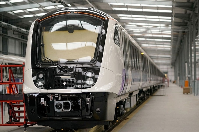 A Bombardier assembly line in Britain. (Christopher Furlong/Getty Images)