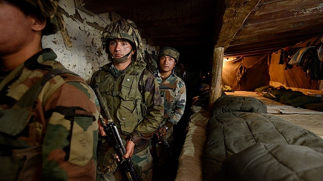 Soldiers of the Indian Army. (Gurinder Osan/Hindustan Times via Getty Images)